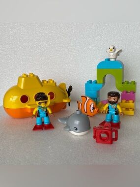 LEGO DUPLO Town #10910 Submarine Adventure
NOT Complete Missing 2 Pieces No Box